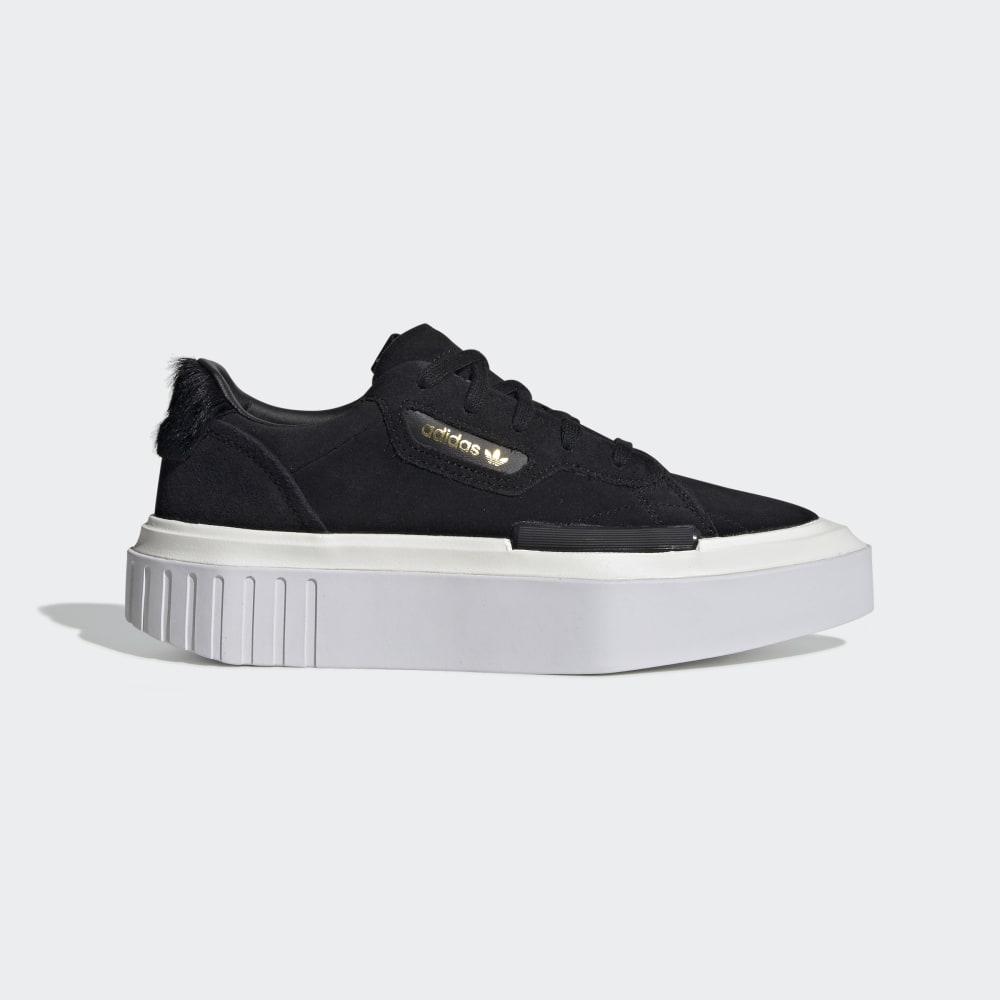 Originals Adidas Hypersleek Dama Romania - Negrii/Albi/Rosii EE7037